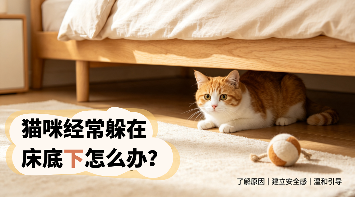 猫咪经常躲在床底下怎么办？