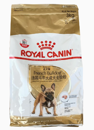 皇家 FBA26法國鬥牛犬成犬全價糧 3kg/包