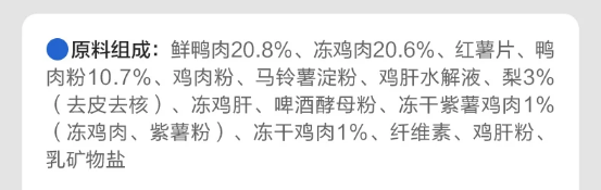 卫仕紫薯鸭肉梨狗粮怎么样？