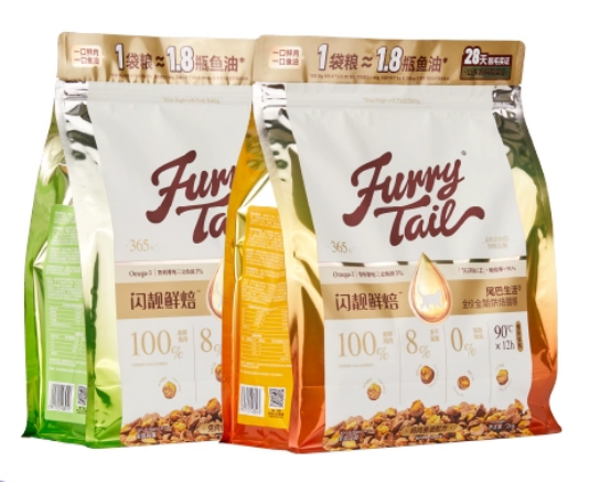 尾巴生活闪靓鲜焙鱼油猫粮