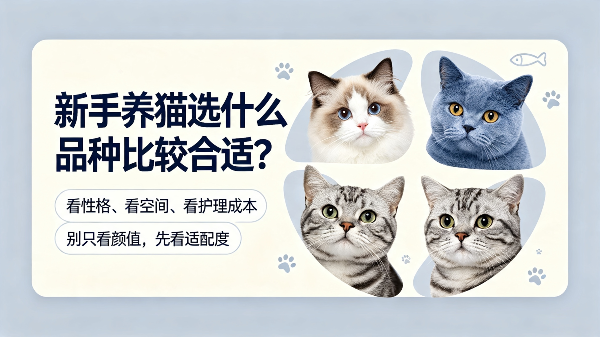 新手养猫选什么品种比较合适？