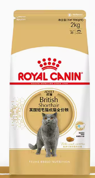 皇家 BS34英国短毛猫成猫全价粮 2kg/包