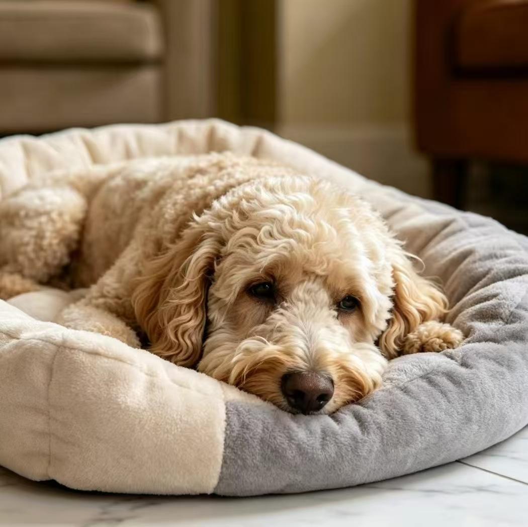 八岁贵宾犬夜间咳嗽喘气已确诊