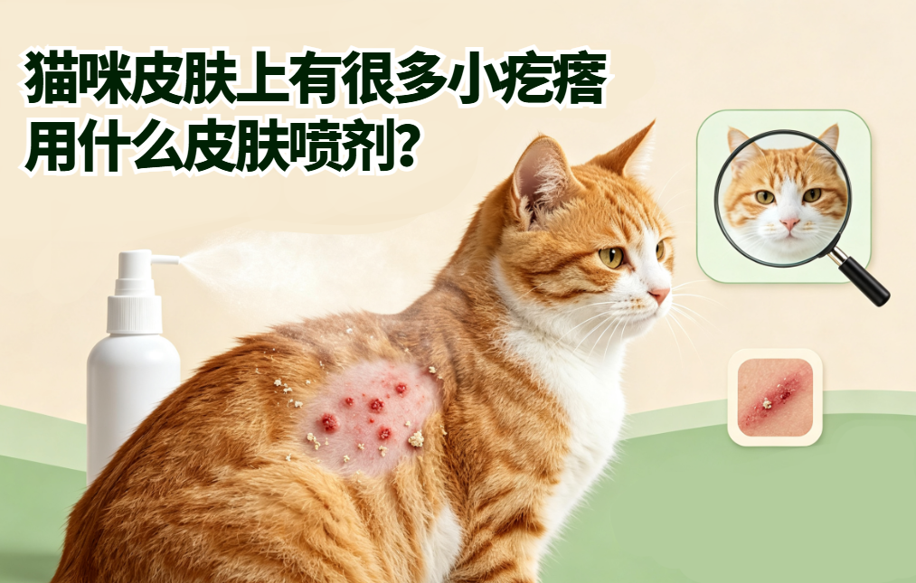 猫咪皮肤上有很多小疙瘩用什么皮肤喷剂？