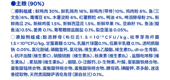 蓝氏真鲜乳鸽犬粮