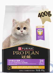 冠能 初乳幼年期全价猫粮 400g/包