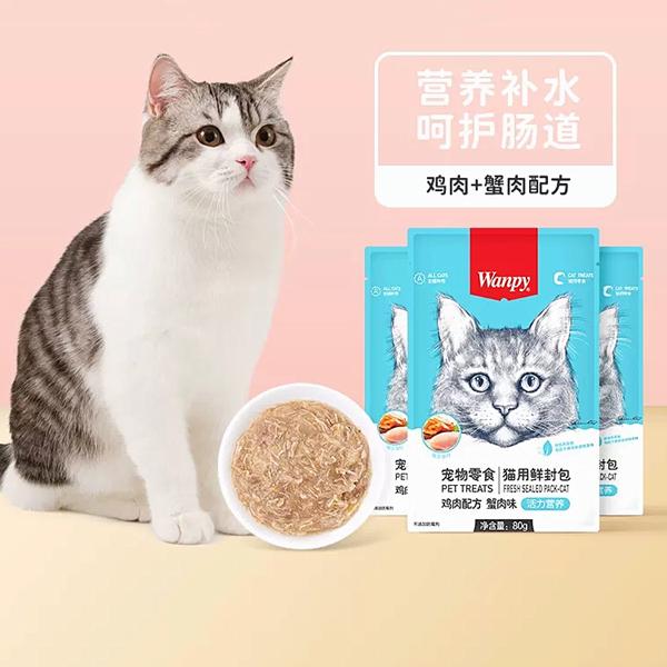 顽皮 猫用鲜封包鸡肉配方蟹肉味