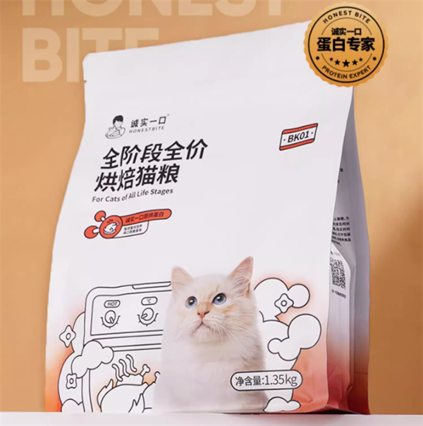 诚实一口烘焙猫粮测评