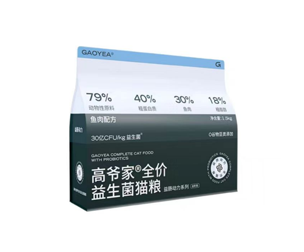 高爷家鱼肉益生菌猫粮测评