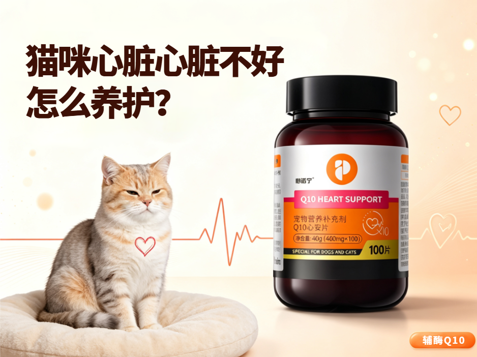 猫咪心脏不好怎么养护？吃什么牌子的辅酶Q10效果好？