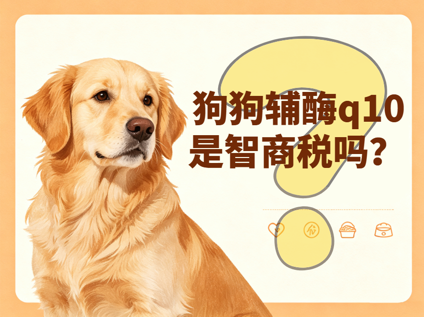 狗狗辅酶Q10是智商税吗？心肌养护原理、适用犬只科普