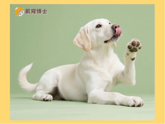 狗狗舔自己的脚是怎么回事？5大原因+解决方案