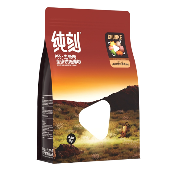 纯刻P55生骨肉烘焙猫粮测评
