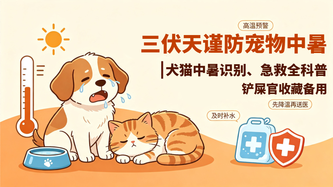 猫狗中暑急救方法