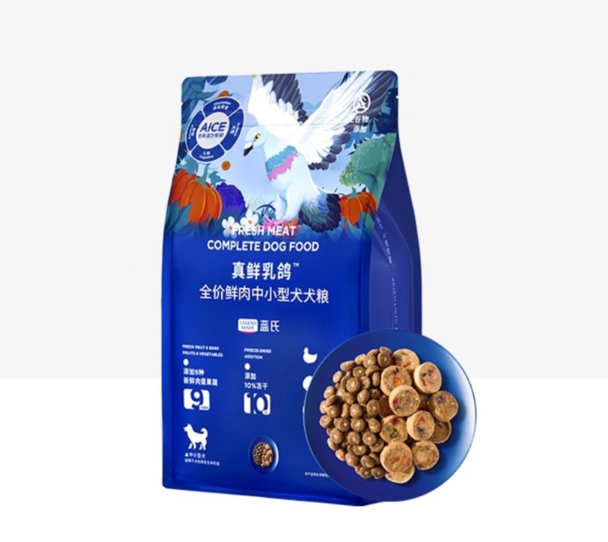 深度测评蓝氏真鲜乳鸽犬粮，看看这奢华配方值不值！