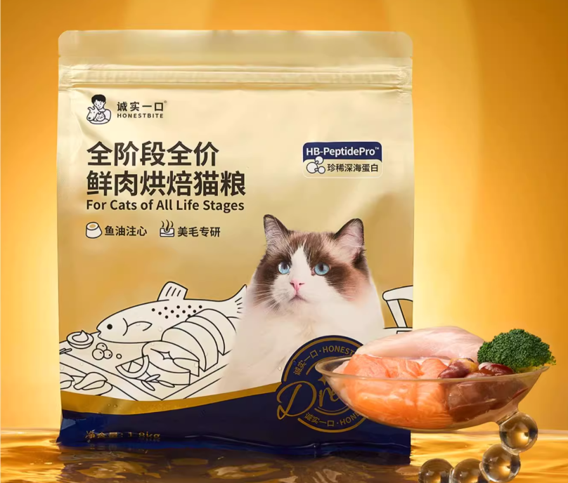 诚实一口小金袋烘焙猫粮测评：真能美毛还是单纯噱头？