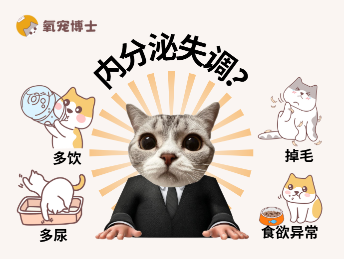 掉毛、多尿？猫咪内分泌失调有哪些症状？