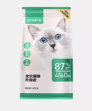 网易严选 全价猫粮 1.8kg/袋