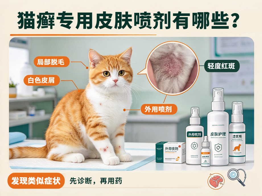 猫癣专用皮肤喷剂有哪些