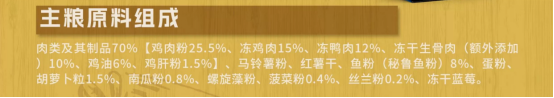 倍内菲主厨系列犬粮测评