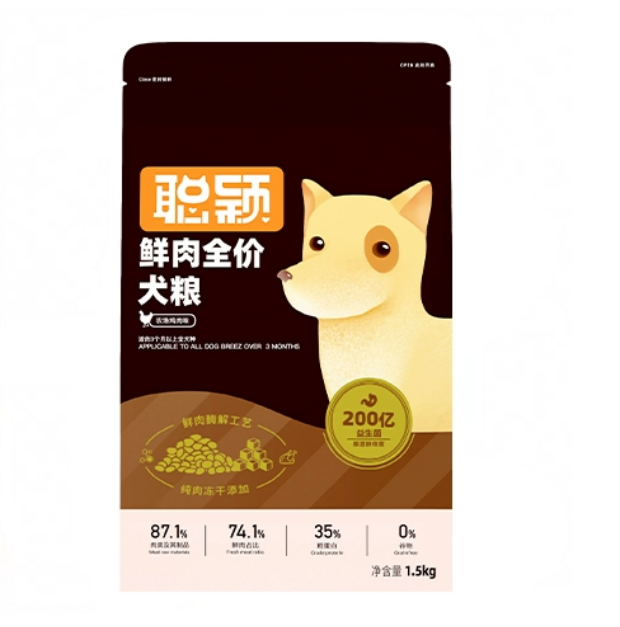 聪颖狗粮怎么样