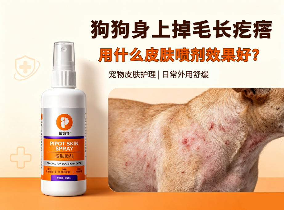 狗狗身上掉毛长疙瘩用什么皮肤喷剂效果好？