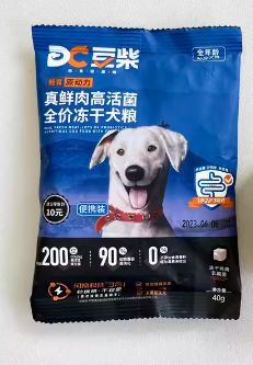 豆柴 真鮮肉高活菌全價凍幹犬糧 40g/袋