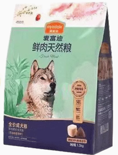 麦富迪 无谷冻干鲜肉天然粮成犬粮 1.5kg/包