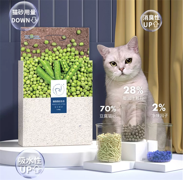 猫爸爸的厨房三合一混合猫砂好用吗？