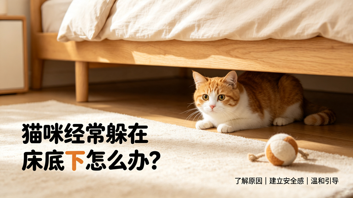 猫咪经常躲在床底下怎么办？
