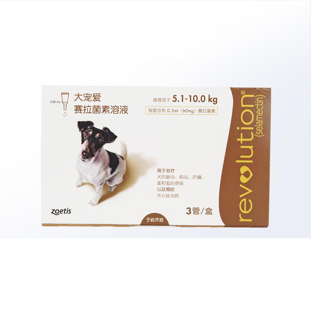 大宠爱 塞拉菌素溶液 （5.1-10kg犬用）