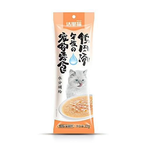 达里猫 猫条鸭肉汤