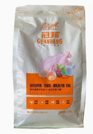 冠邦 幼犬粮奶糕粮鸡肉蛋黄羊乳配方 1.5kg